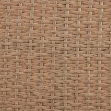 Juniper 2Pc Outdoor Wicker Conversation Set - 67"x54.5"x36" - 67"x54.5"x36" - Crme - Image 5