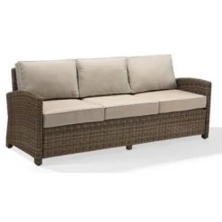 Crosley Furniture Bradenton Sofa With Sand Cushions