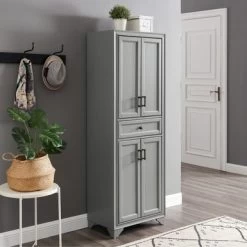 Tara Pantry - 23.75"W X 15"D X 67.75"H - Gray