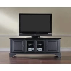 Lafayette 60" Low Profile TV Stand In Black Finish - Black