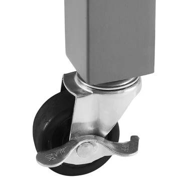 Savannah Stainless Steel Top Full-Size Kitchen Island/Cart - 37"H X 42"W X 18.25"D - Kitchen Cart - Stainless Steel - Grey - Image 15