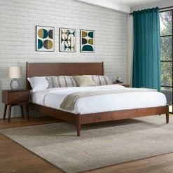 Landon King Bedset In Mahogany - Mahogany - King