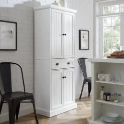 Shoreline Pantry - 26 "W X 15 "D X 68 "H - White
