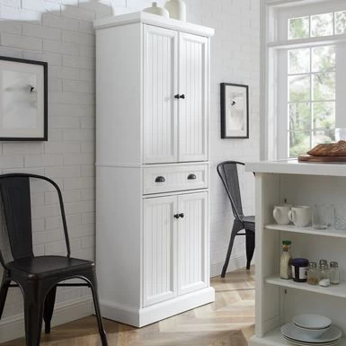 Shoreline Pantry - 26 "W X 15 "D X 68 "H - White