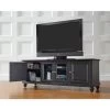 Cambridge Black Finish Wood 60-inch Low Profile TV Stand - Black