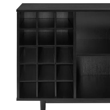 Liam Wine Storage Sideboard - 18'x47.75"x30.25" - Black - Image 8