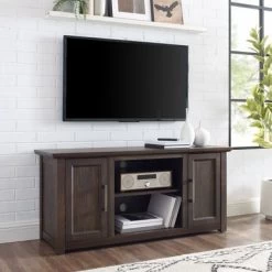 Camden 48-inch Low Profile Tv Stand - 47.75 W X 15.75 D X 22 H - Dark Walnut