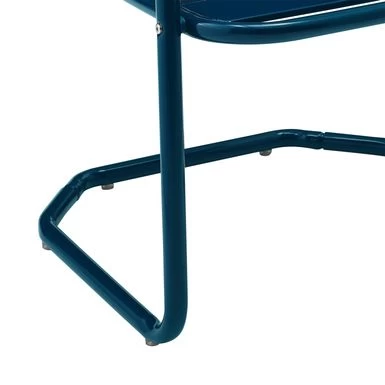 Brighton 2pc Outdoor Metal Armchair Set - 22.88 W X 23.63 D X 33.25 H - 22.88 W X 23.63 D X 33.25 H - Navy - Image 9