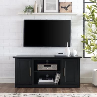 Camden 48-inch Low Profile Tv Stand - 47.75 W X 15.75 D X 22 H - Whitewash - Image 3