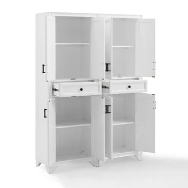 Tara 2-piece Pantry Set - 47.5"W X 15"D X 67.75"H - White - Image 9