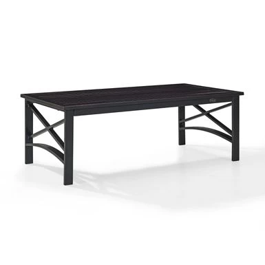 Kaplan Coffee Table In Oiled Bronze - Black - Image 3