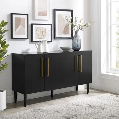 Everett Sideboard - 62"x19"x8" - Matte Black