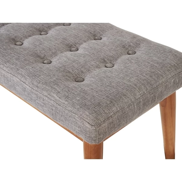 Landon Upholstered Bench In Acorn - 43.25 "W X 16 "D X 16.88 "H - Image 6