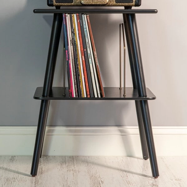 Manchester Turntable Stand In Black - Image 3