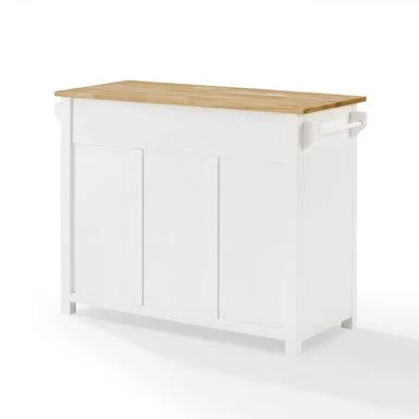 Laurel Kitchen Island/Cart - 18"x42"x32.63" - Portable - White - Wood - Image 15