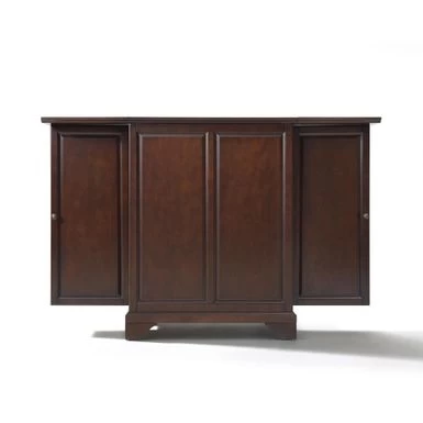 LaFayette Vintage Mahogany Wood Expandable Bar Cabinet - Wood - Mahogany - Image 4