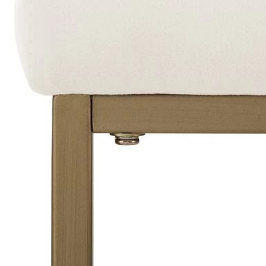 Harlowe 2Pc Bar Stool Set - 19"d X 17.5"w X 34.25"h - Creme - Image 9