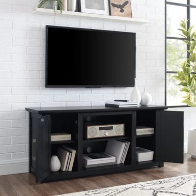 Camden 48-inch Low Profile Tv Stand - 47.75 W X 15.75 D X 22 H - Dark Walnut - Image 4