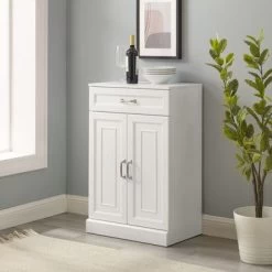 Stanton Storage Cabinet - 14.25"x23.75"x36" - White