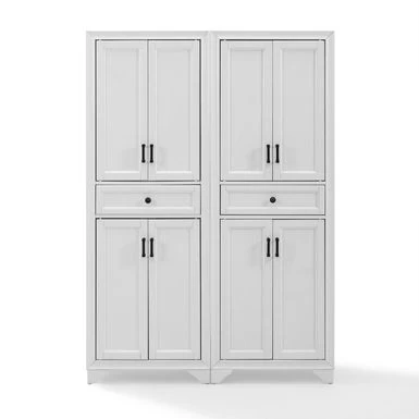 Tara 2-piece Pantry Set - 47.5"W X 15"D X 67.75"H - White - Image 8