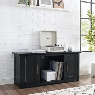 Camden 48-inch Low Profile Tv Stand - 47.75 W X 15.75 D X 22 H - Whitewash - Image 5