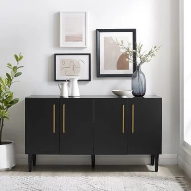 Everett Sideboard - 62"x19"x8" - Matte Black - Image 14