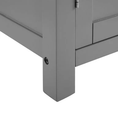 Savannah Stainless Steel Top Full-Size Kitchen Island/Cart - 37"H X 42"W X 18.25"D - Kitchen Cart - Stainless Steel - Grey - Image 14